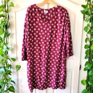 Boho Printed Midi Dress
